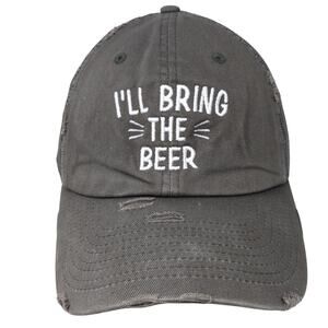 I'll Bring The Beer Snapback Trucker Hat Gray One Size KB ETHOS Vintage